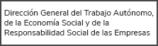 Logo Dirección General de Trabajo Autónomo, de la Economía Social y de la RSE